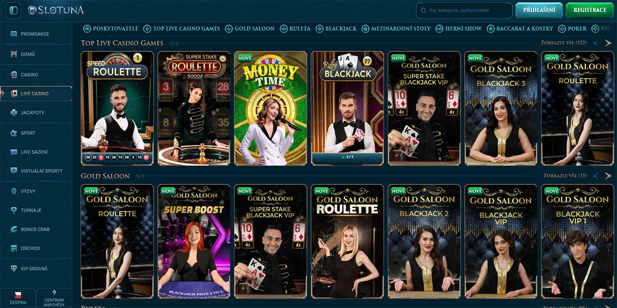 Slotuna Casino Live Casino Games