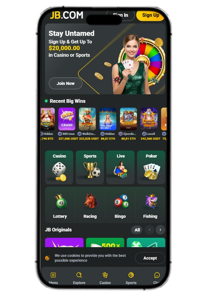 JD Casino Mobile Shot