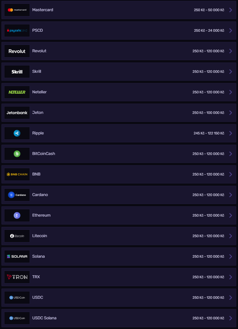 Sportuna Casino Payments