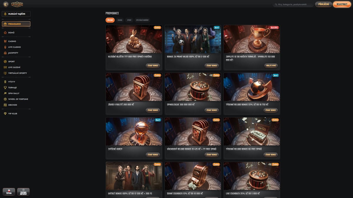 Gransino Casino Bnuses