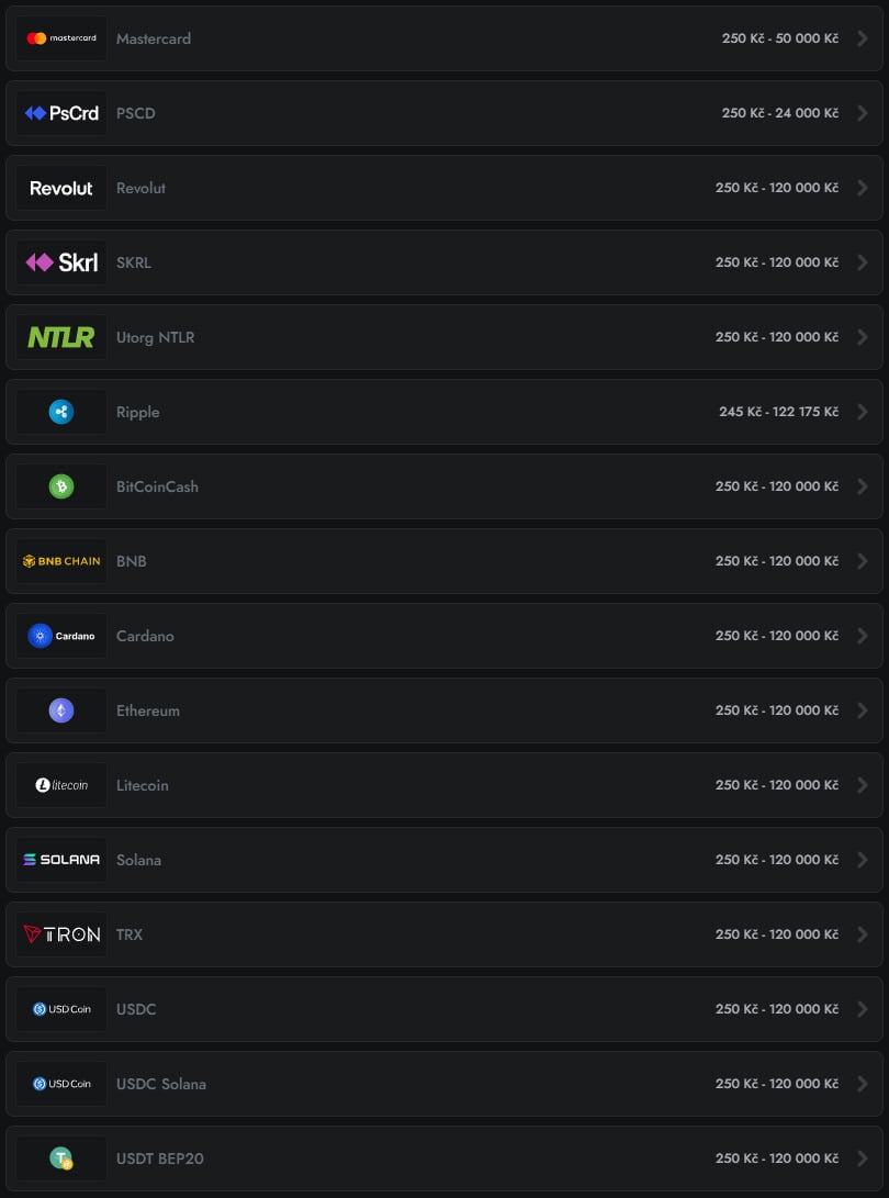 Gransino Casino Payments