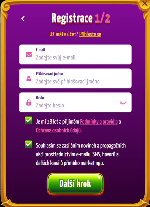 Joker8 Casino Register