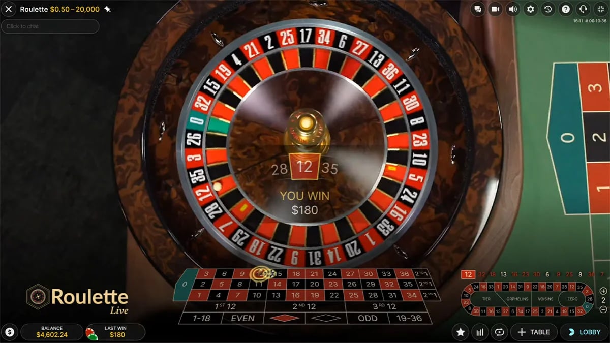 Live Roulette Roulette