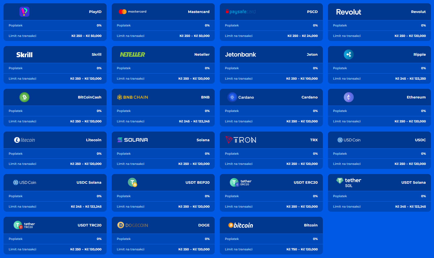 Posido Casino Payment