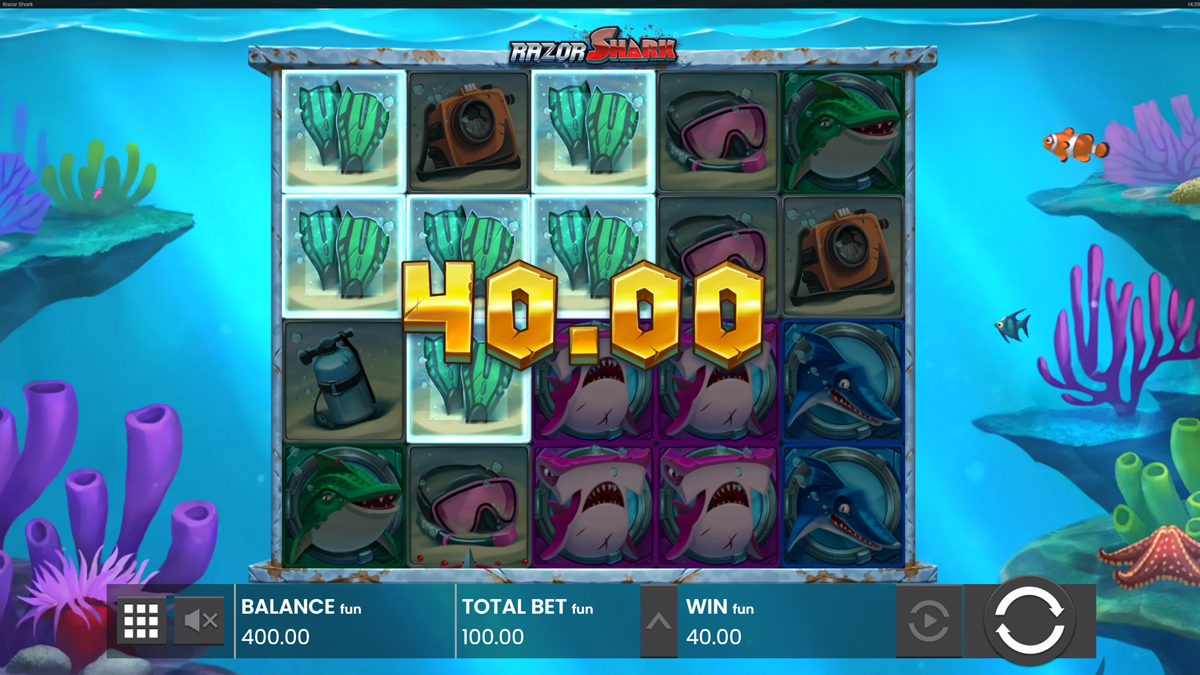 Razor Shark Win