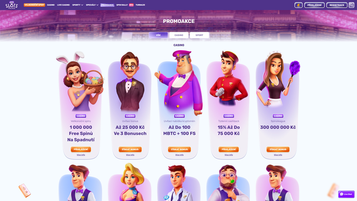 SlotsPalace Casino Bonuses