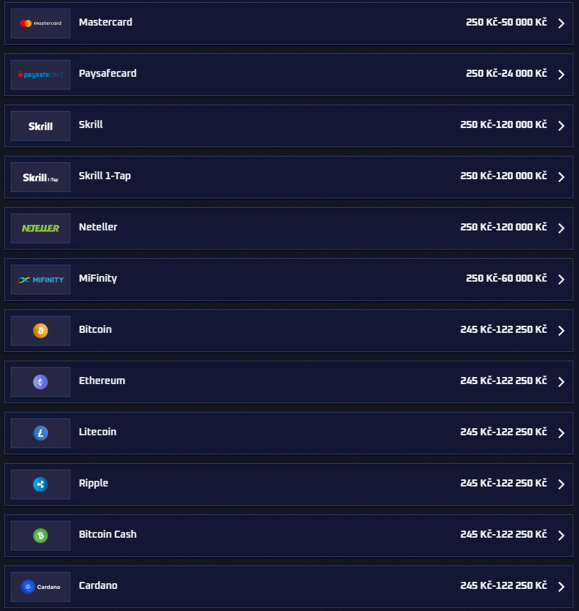 Sportaza Casino Payment