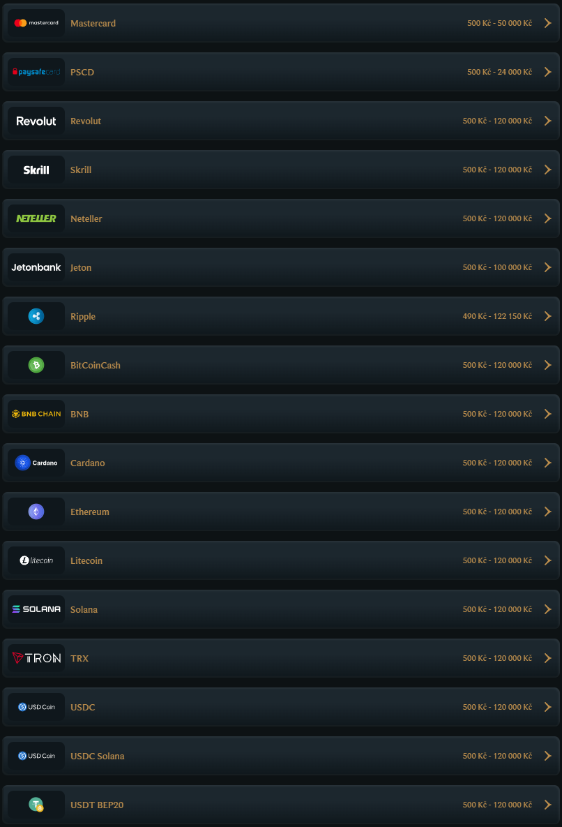 Talismania Casino Payments