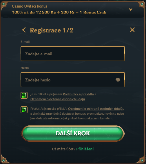 Talismania Casino Register