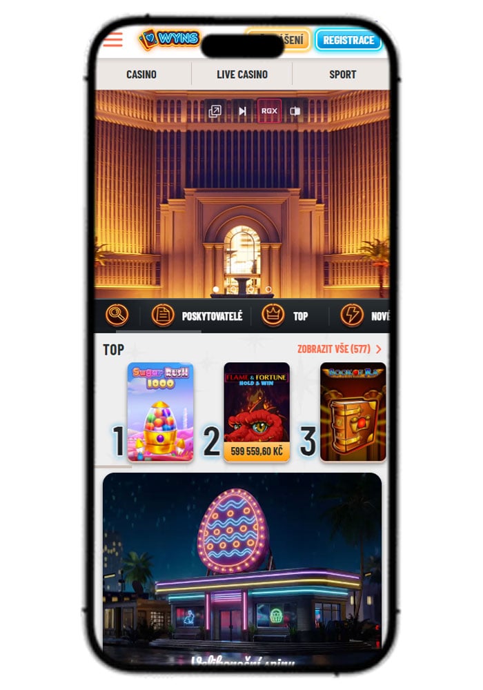 Wyns Casino Mobile