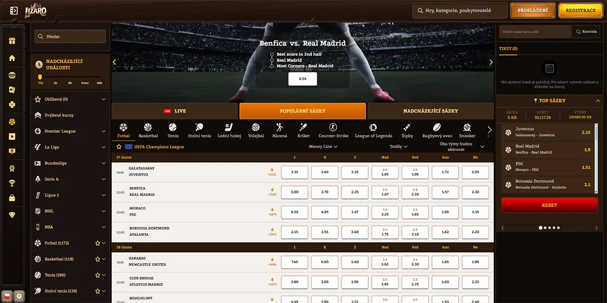 Lizaro Casino Sports Betting