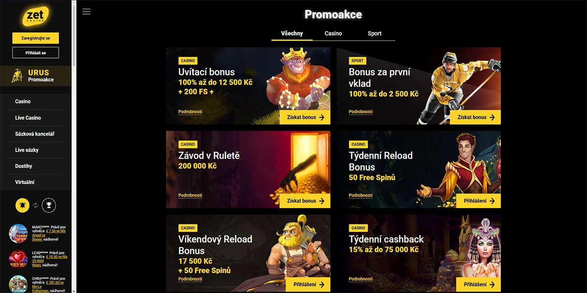 Zet Casino Bonuses and Promotions