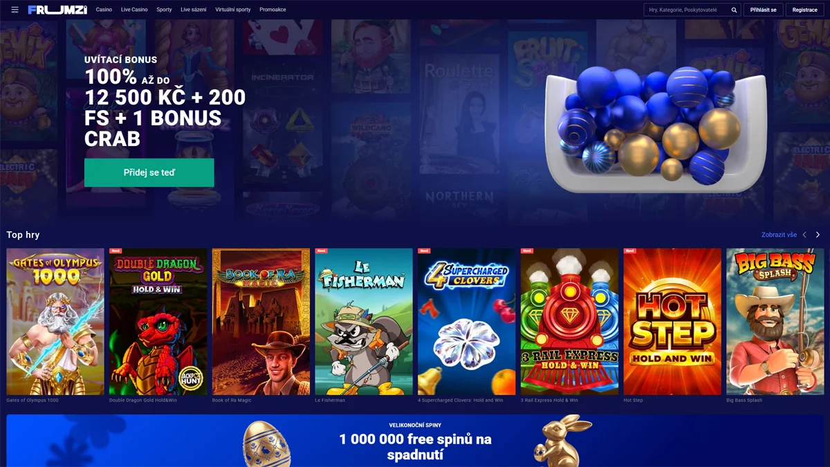 Frumzi Casino Home