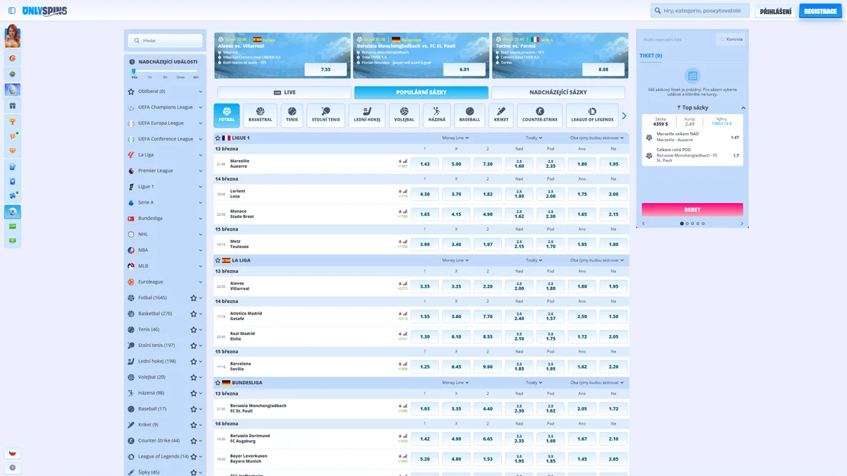 OnlySpins Casino Sports Betting