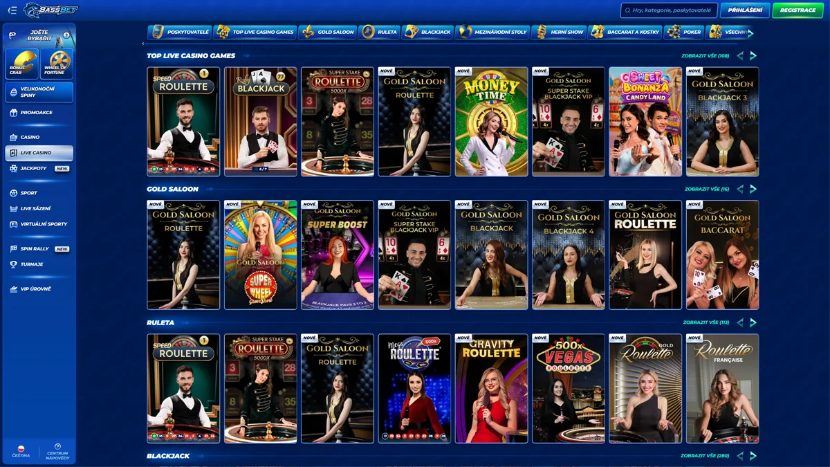 BassBet Casino Live Casino