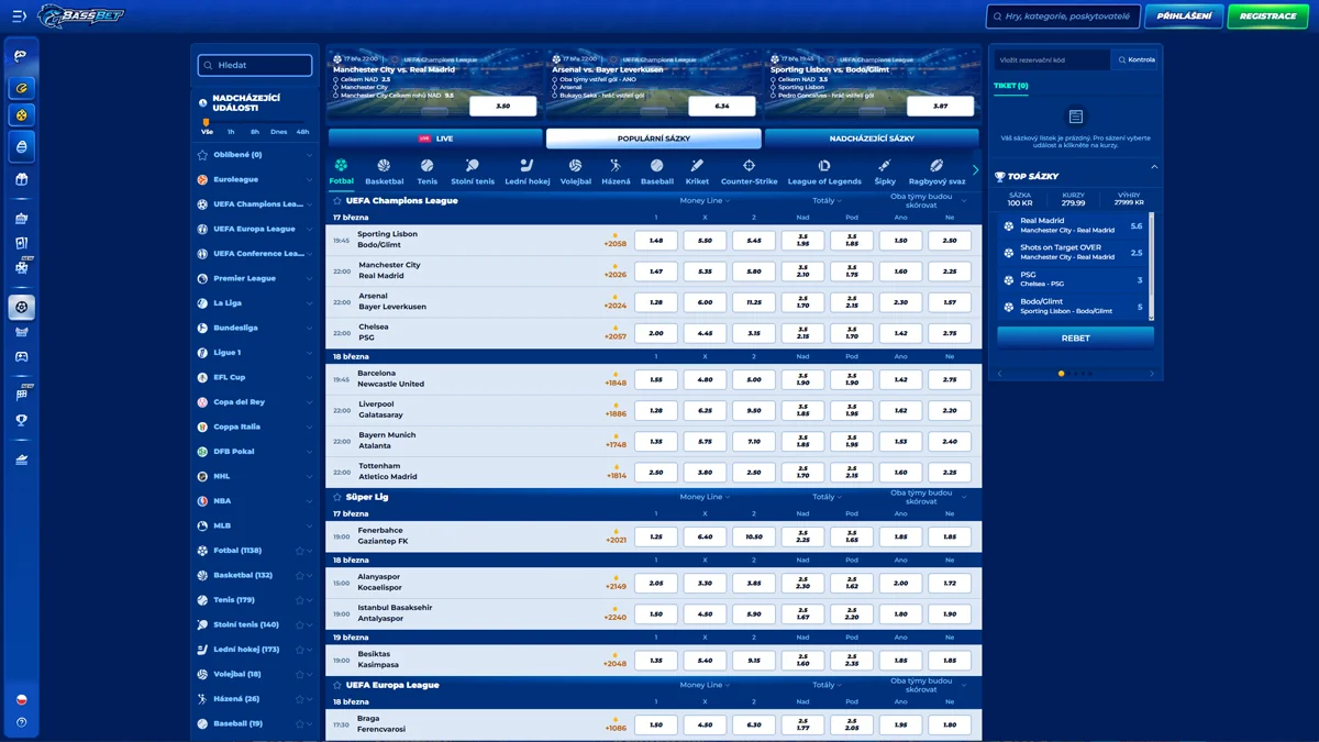 BassBet Casino Sports Betting