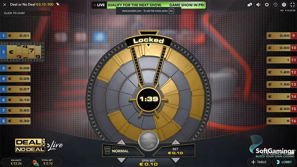 Deal or No Deal Lock