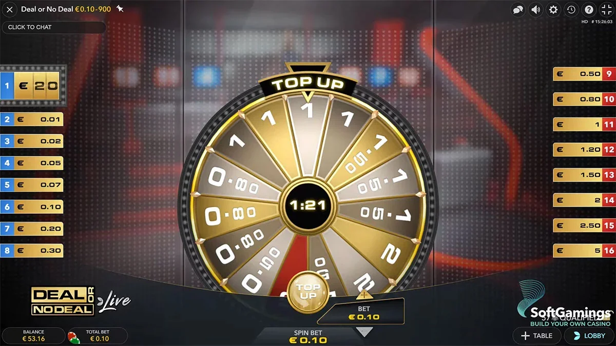 Deal or No Deal Topup