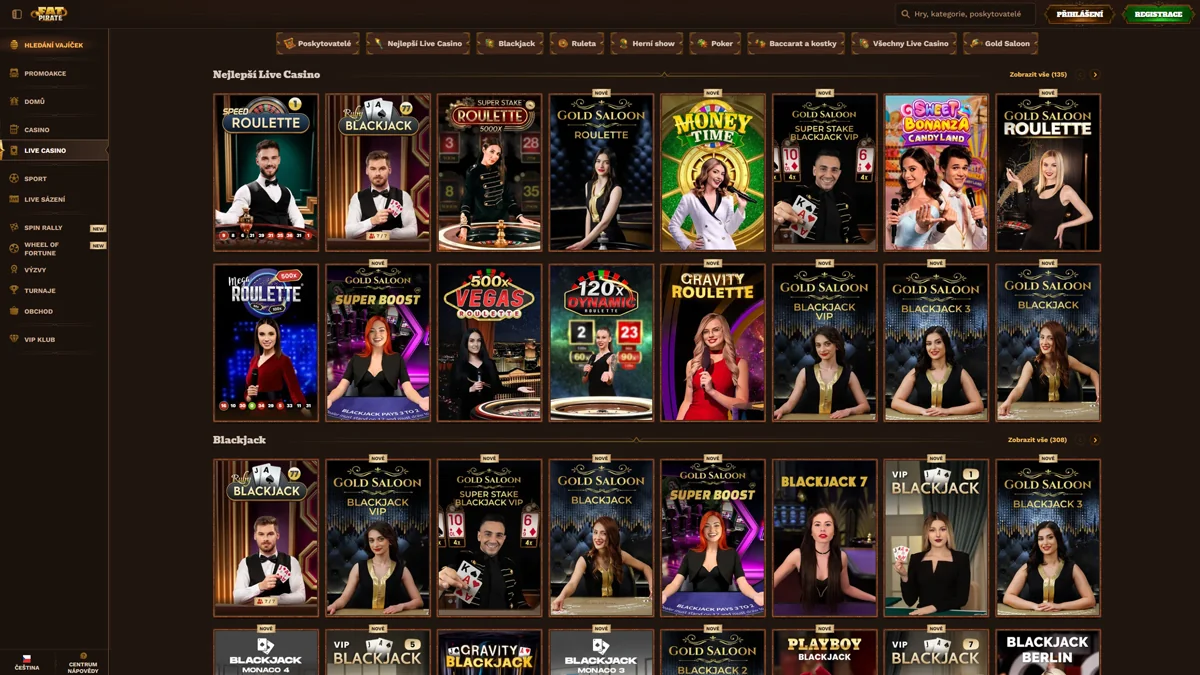 FatPirate Casino Live Casino