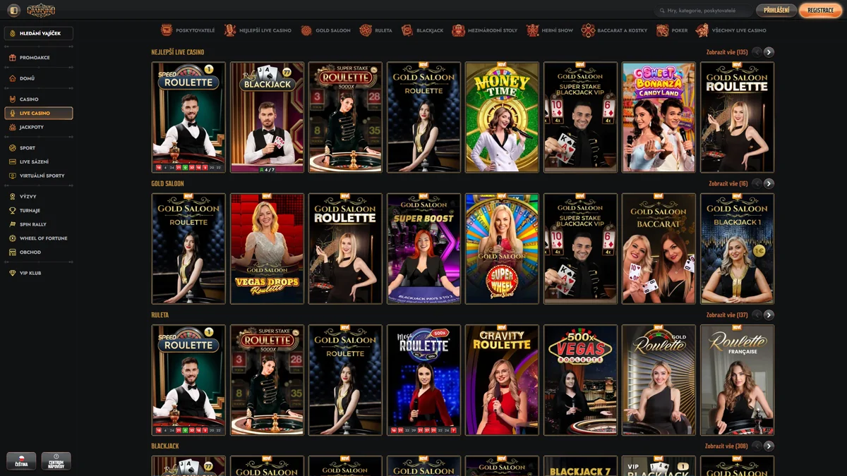 Gransino Casino Live Casino