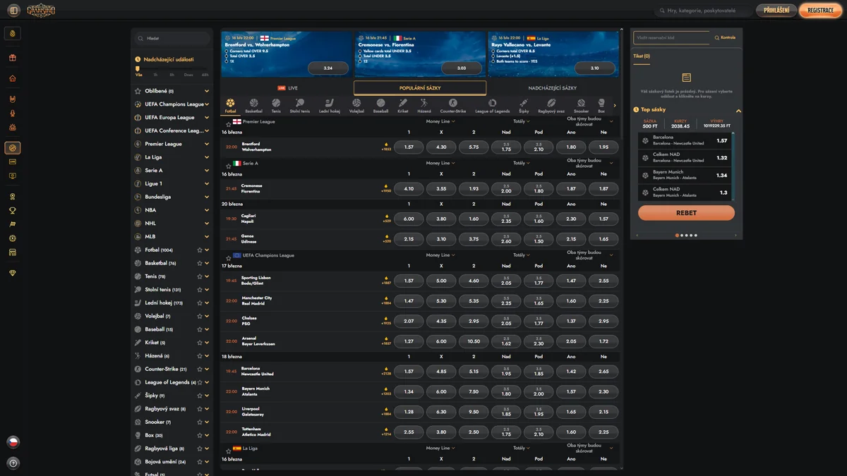 Gransino Casino Sports Betting