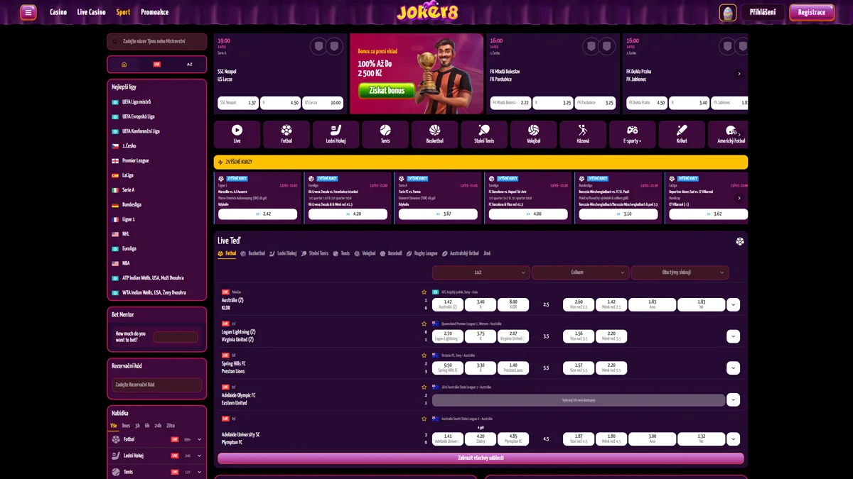 Joker8 Casino Sports Betting