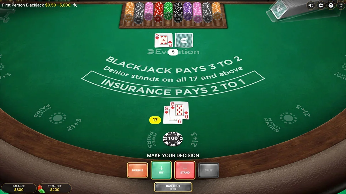 Live Blackjack Base