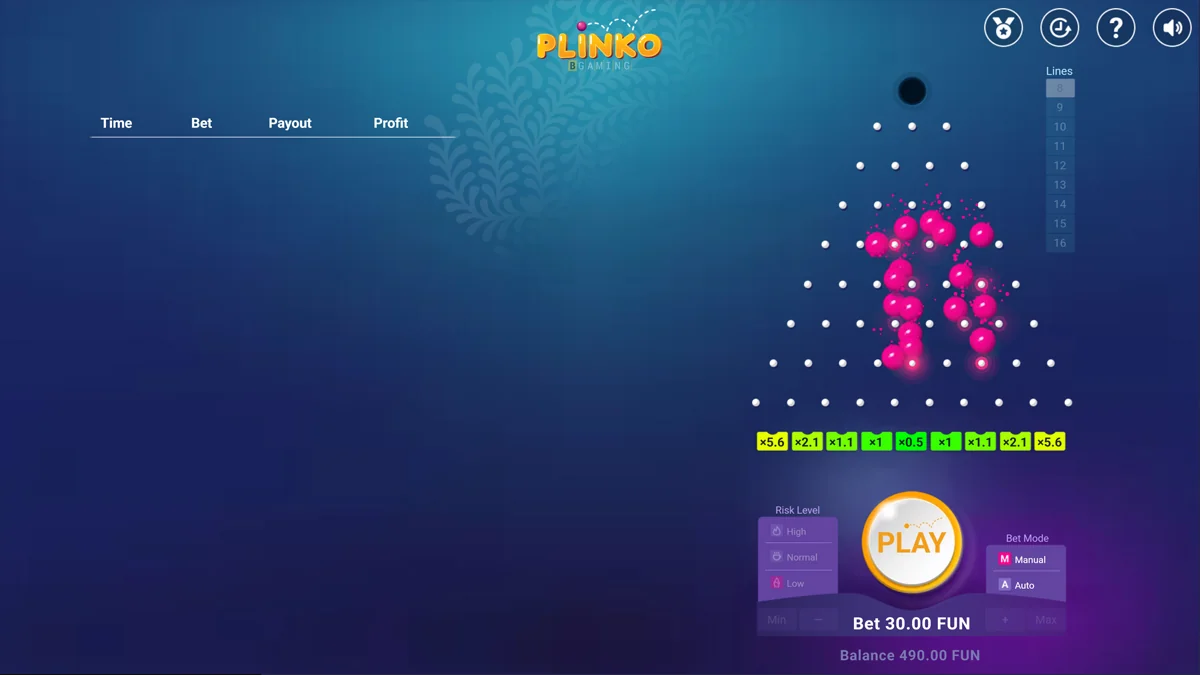 Plinko base-play