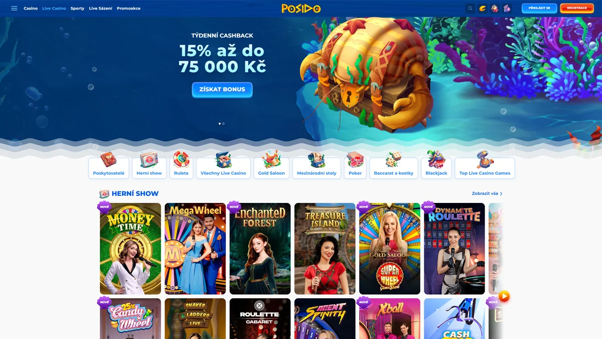 Posido Casino Live Casino