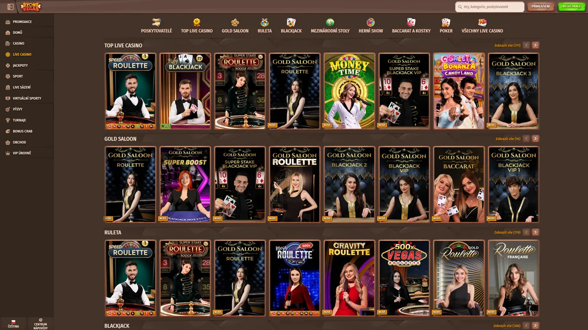 StoneVegas Casino Live Casino