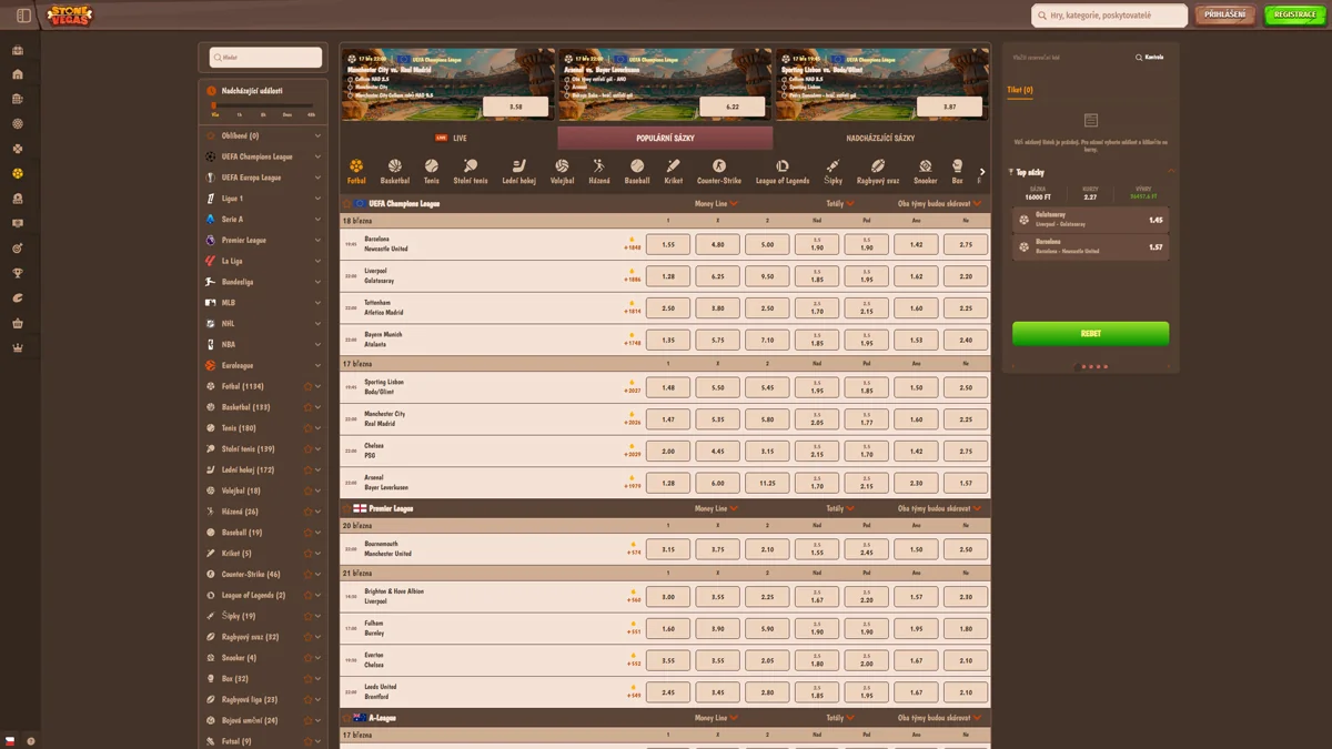 StoneVegas Casino Sports Betting