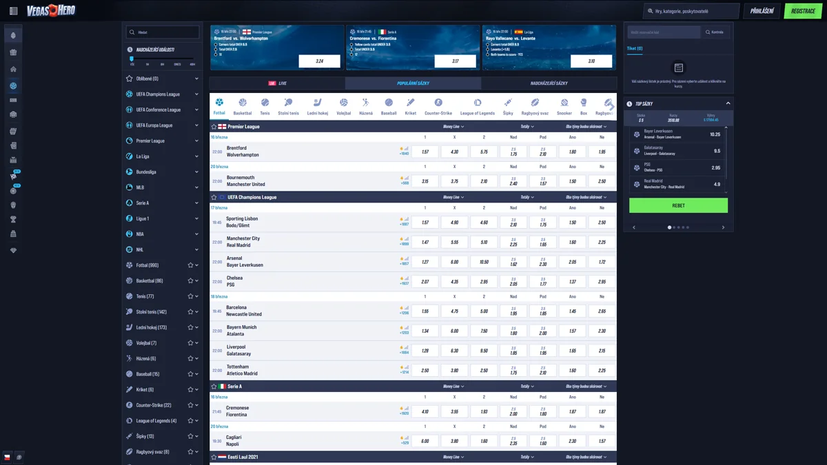 VegasHero Casino Sports Betting