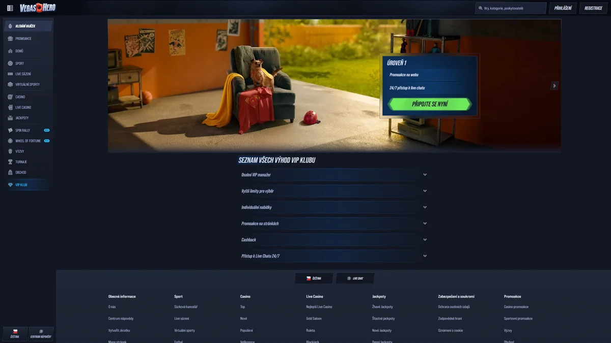 VegasHero Casino VIP