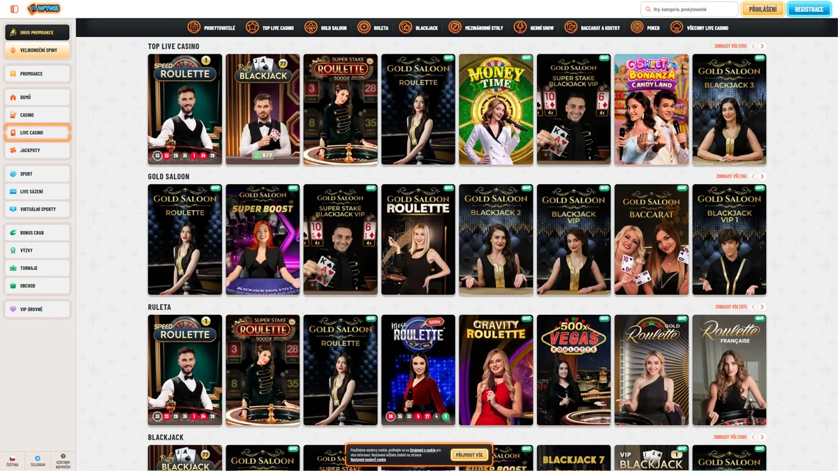 Wyns Casino Live Casino