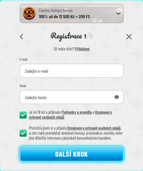 Wyns Casino Register