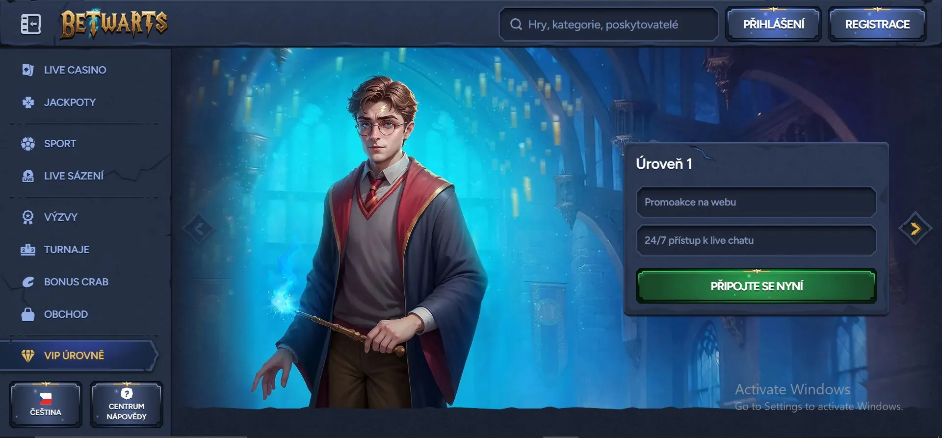 betwarts casino vip program