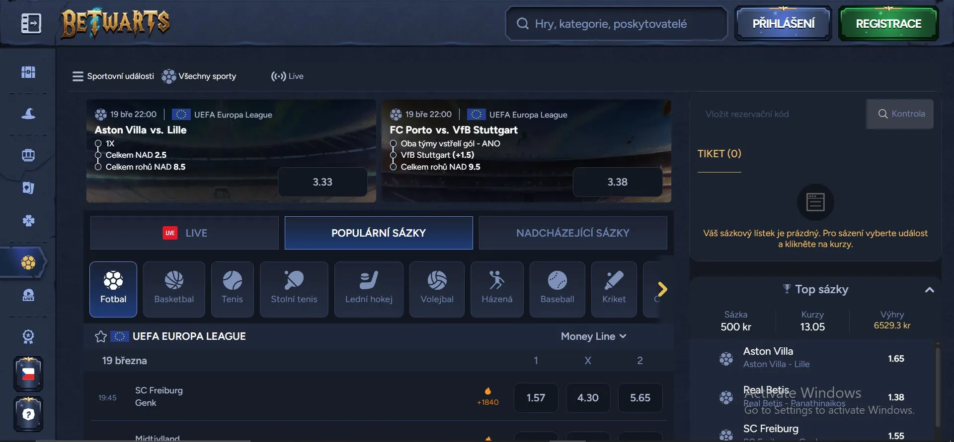 betwarts sports betting