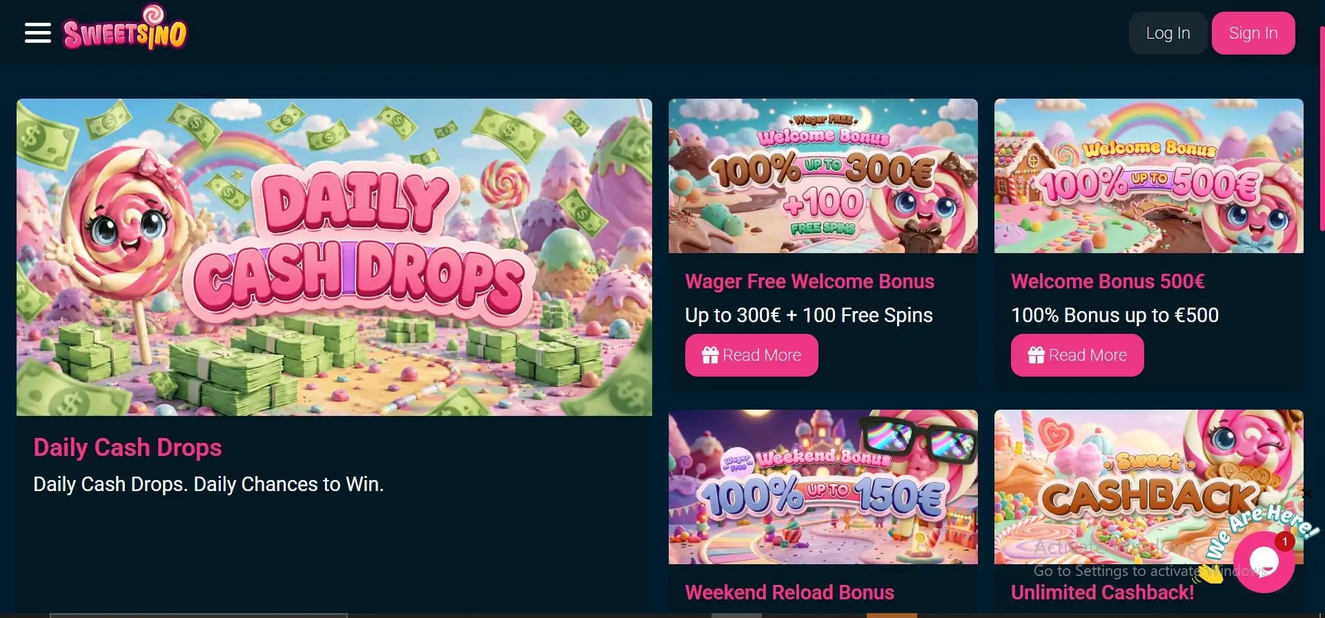 sweetsino-casino-bonuses