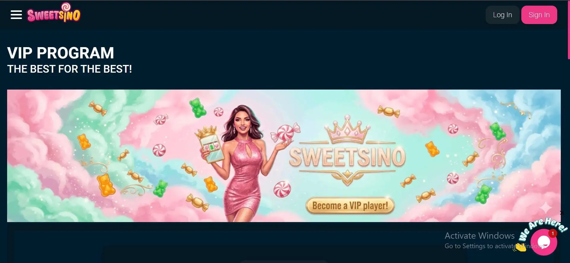 sweetsino-casino-vip-program