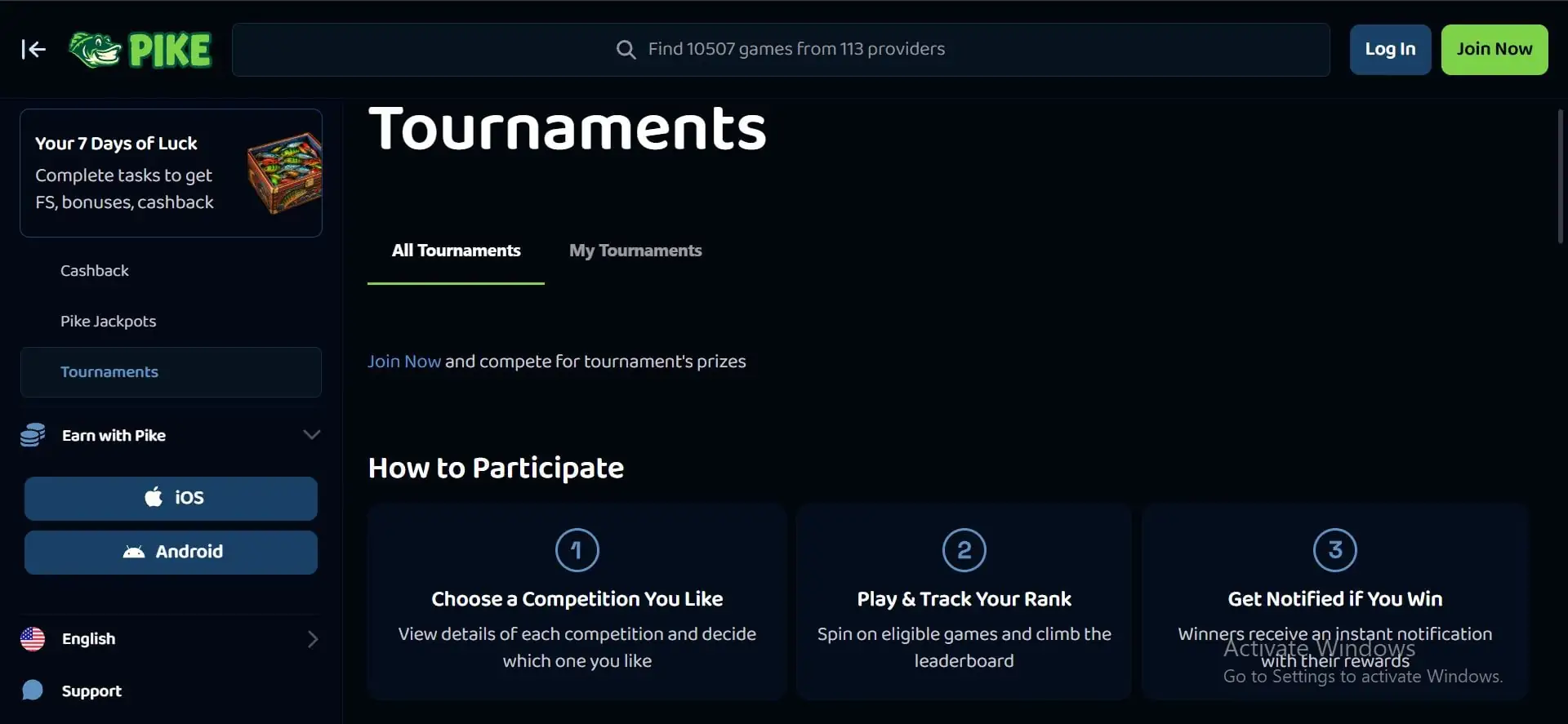 pike-casino-tournaments